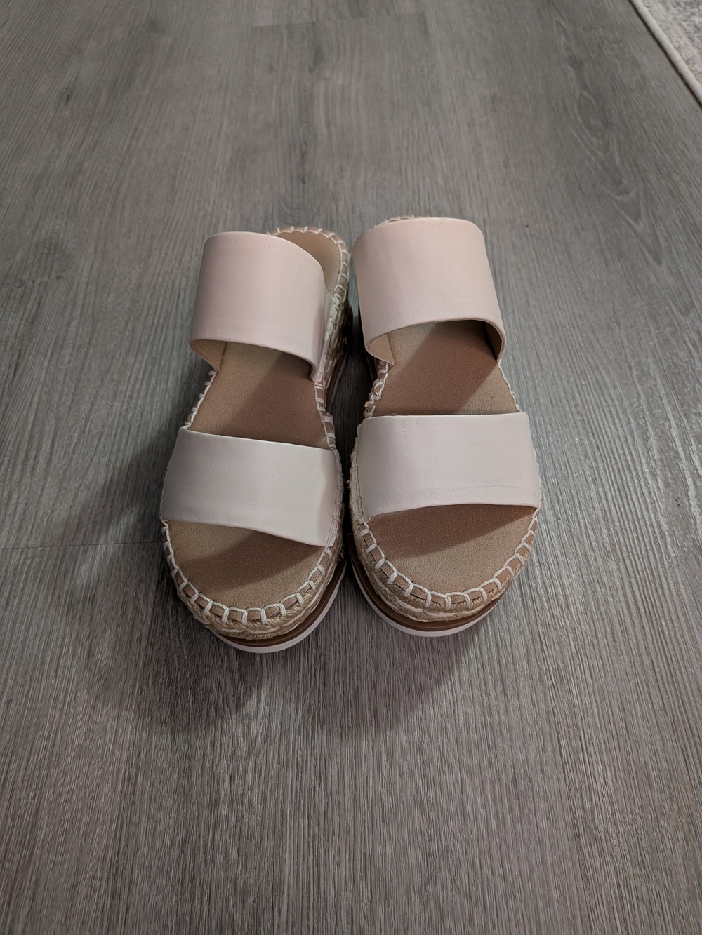 Women’s Double Strap Slide Sandals - Tan